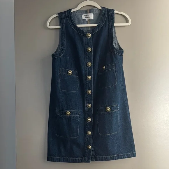 Reformation Tropez Denim Mini Dress size 2 - Picture 4 of 7